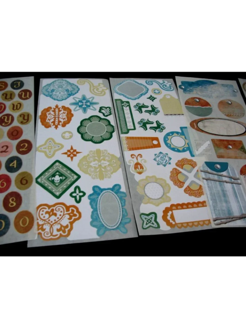 Creative Memories ABC Great Lengths, Titles, Travel, Mediterranean stickers